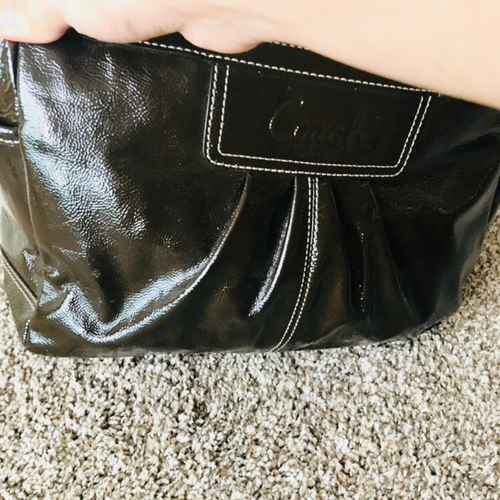 Coach Brown Leather Satchel - Picture 8 of 8